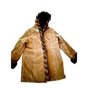 Dennis Basso Suede Coat-MFS268